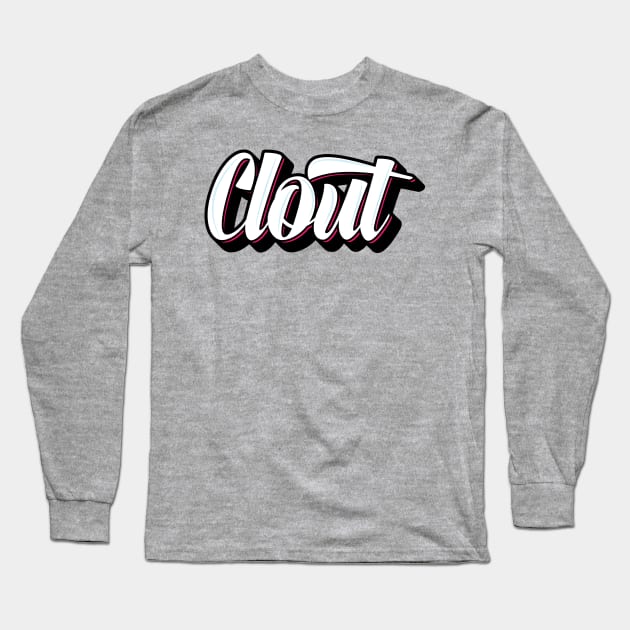 Clout Graffiti Long Sleeve T-Shirt by BeyondTheDeck
